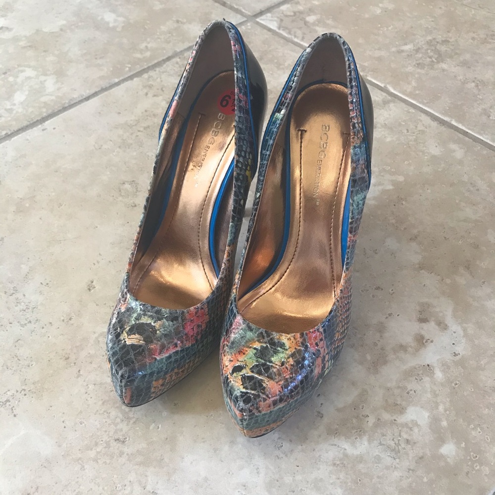 Bcbgeneration Colorful Python Heels - image 2